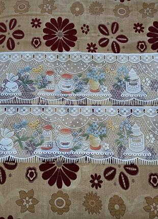 Тюль занавеска шторка ничевина 2 шт