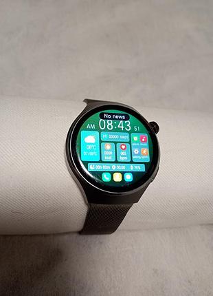 Для android watch 4 pro nfc smart watch men gps tracker amoled 360*360 hd screen bt call waterproof smartwatch 2024 2