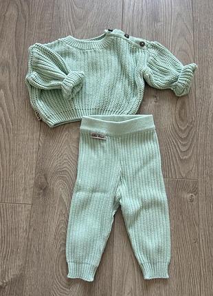 Вʼязаний костюм на 3-6міс little angel