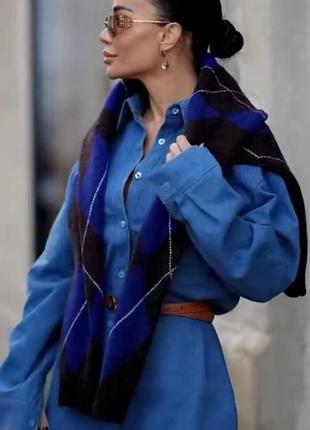 Джинсовый комбинезон