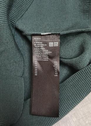 Шерстяной джемпер uniqlo 8