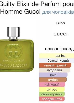 Парфум gucci guilty elixir de parfum 60 мл 4