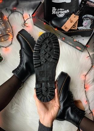 Черевики dr. martens jadon david michelangelo fur черевики зимові з хутром5 фото