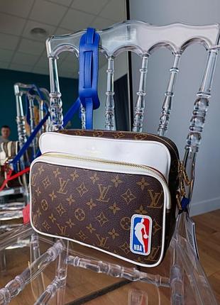 Louis vuitton lv x nba nil messenger bag monogram