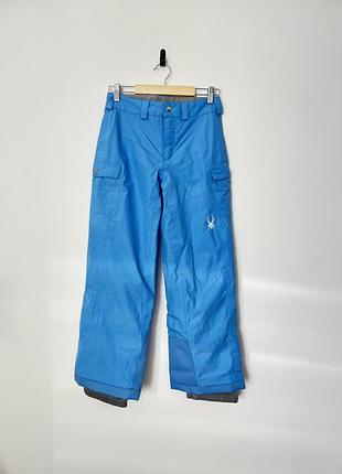 Дитячі на дівчинку лижні штани syder блакитного кольору, на мембрані gore tex