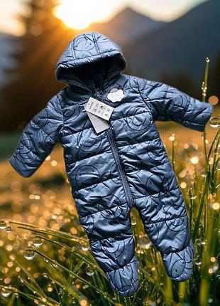 Комбінезон дитячий 50-56см, 62-68см, george, 0-3місяці, 3-6місяців, комбез демі для хлопчика/дівчинки, комбінезон для малюка