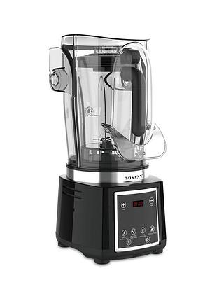 Безшумний блендер sokany з 2-літровою чашею для смузі та коктейлів, портативний 6000 вт sk-03037