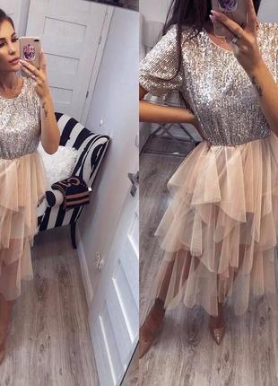 Сукня італія люкс якості шифонова