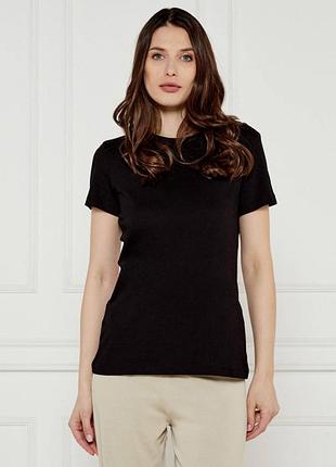 Футболка жіноча чорна xw000528 armani exchange