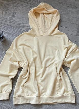 Худі, спортивна кофта sinsay жовтого кольору, розмір l