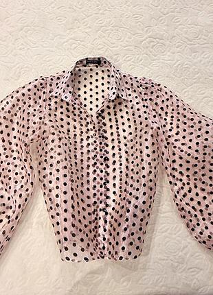 Блуза з органзи