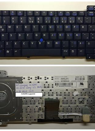 Клавиатура hp compaq nc8200 / 8230 / 6200 /nc 6220  / 6230 / 8220 / 8240 / nx7300 /  nx7400 / nx8220 / nx8230 / nx8240 lang:us black with point stick
