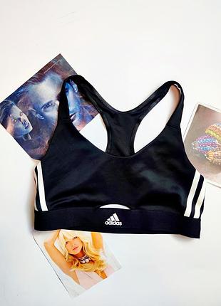Бюстгальтер спортивні топ adidas performance believe this 3-stripes rib bra розмір м
