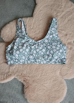 Верхняя часть купальника в цветочный принт, размер xs