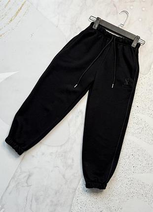 Теплі штани джогери для дівчинки 128, 134, 140, 146р.