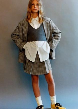 Костюм блейзер та спідниця, піджак та юбка zara