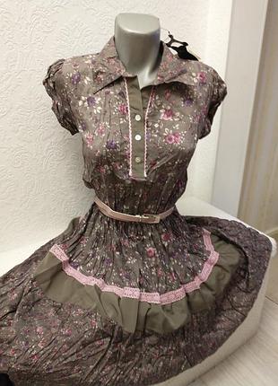 Платье новое с поясом