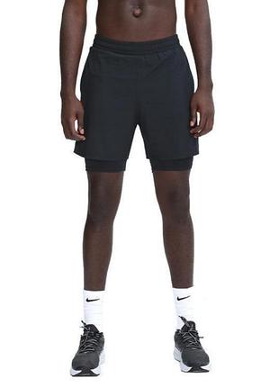 ):
спортивные мужские шорты crane 2-in-1