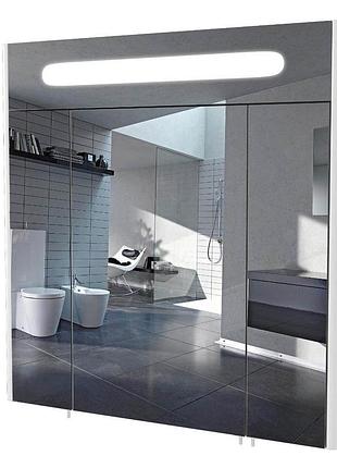 Дзеркальна шафа париж 80 см з підсвіткою