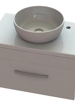 Тумба «мадлен» з умивальником «сакура» білий а100 глянець