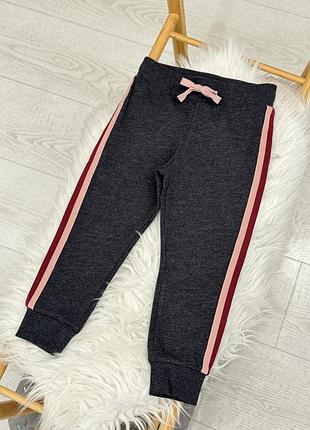 Утеплені спортивні штани на дівчинку h&m