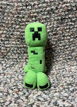 Мʼяка іграшка кріпер з майнкрафт/ minecraft
