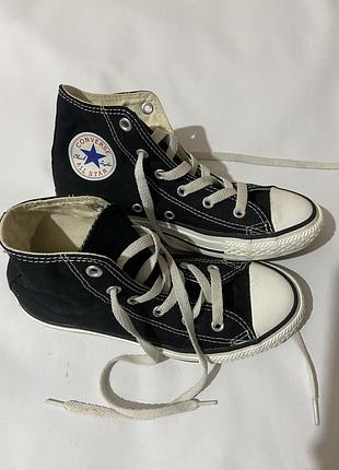 Кеды converse all star hi black 2