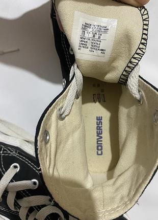 Кеды converse all star hi black 7