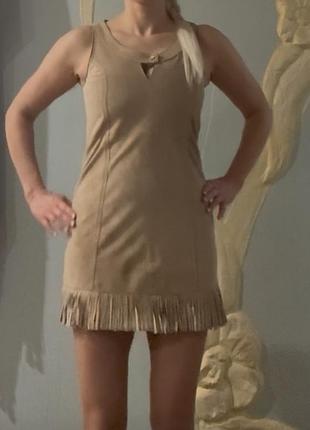 Сукня замш кожа 44/46