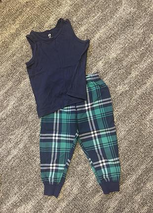 Піжама домашній одяг майка h&m піжамні штани next