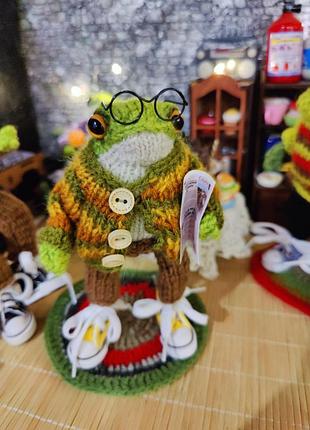 Вязана жабка 14см