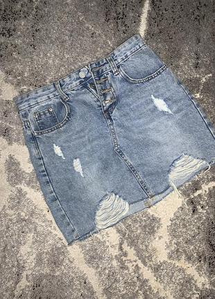 Джинсова спідниця жіноча