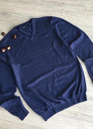 Чоловічий пуловер із вовни мериносу від відомого бренду profuomo