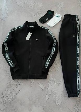 Теплий костюм lacoste на флісі 2 пари шкарпеток у подарунок!