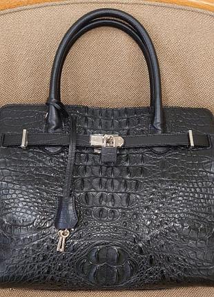 Сумка зі шкіри крокодила hermes