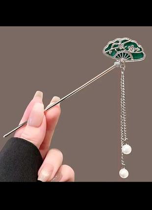 Стильна китайська паличка для волосся "віяло"