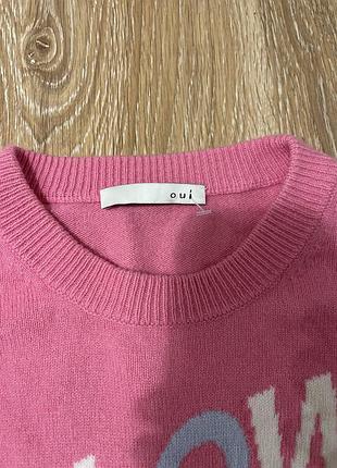 Яркий шерстяной пуловер 50% wool 6