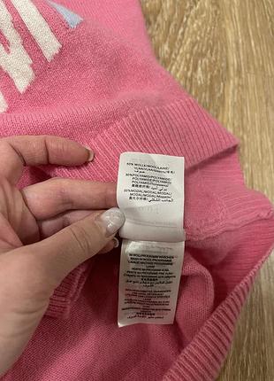 Яркий шерстяной пуловер 50% wool 7