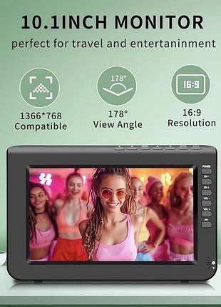 Портативний телевізор 10,1” авто телевізор. мобілтний телевізор. dvb t2