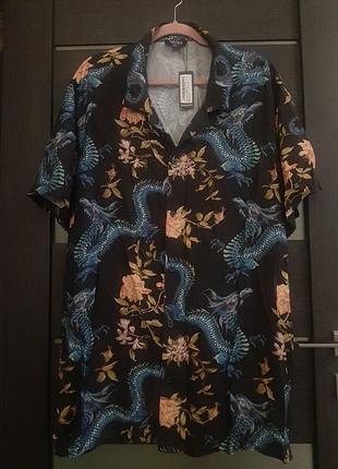 Мужская рубашка boohoo 4xl