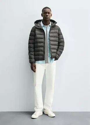 Куртка zara легкая стеганая водоотталкивающая xl-xxl