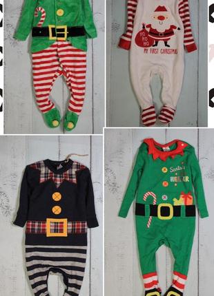 Новорічні чоловічки на 3-6 міс