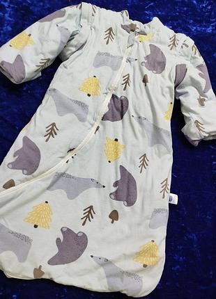 Зимовий теплий спальний мішок, конверт, кокон, ковдра 🍒