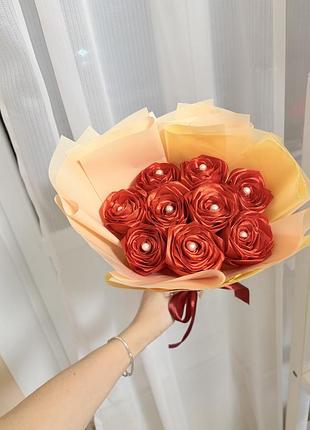 Букет з атласних лент