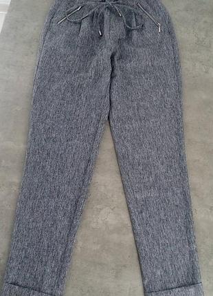 Меланжевые узкие брюки primark