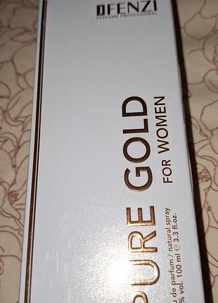 Парфумована вода pure gold 100 мл made in france