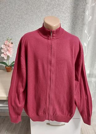 Чоловічий бордовий светр з котону callaway.