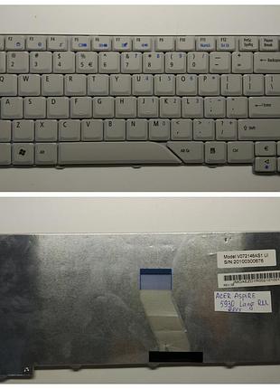 Клавіатура acer aspire 5930 / 4230 / 4330 / 4530 / 4730 / 4930 / 4935 / 4937 / 5230 / 5330 / 5530 / emachines e510 та інші lang:us сірий