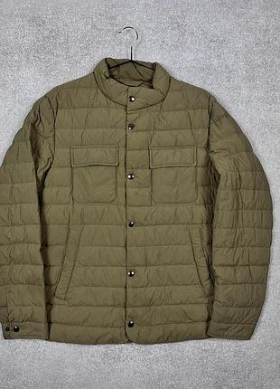 Оригінальна чоловіча пухова куртка пуховик мікропуховик massimo dutti