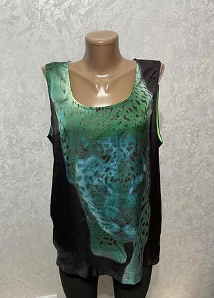 Комбінована майка блуза